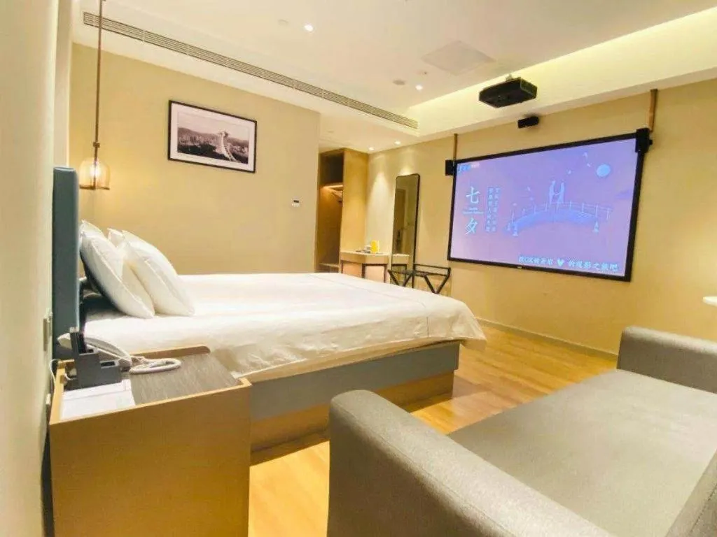 Bed in Magnotel Hotel Guangyuan Nanhe Bus Station Beijing Road