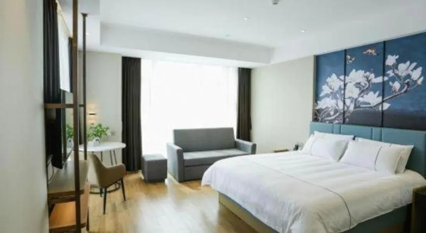 Bed in Magnotel Hotel Guangyuan Nanhe Bus Station Beijing Road