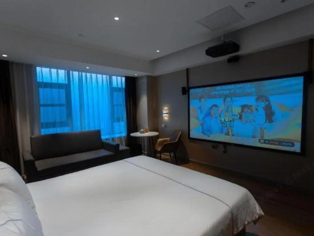 Bed in Magnotel Hotel Guangyuan Nanhe Bus Station Beijing Road