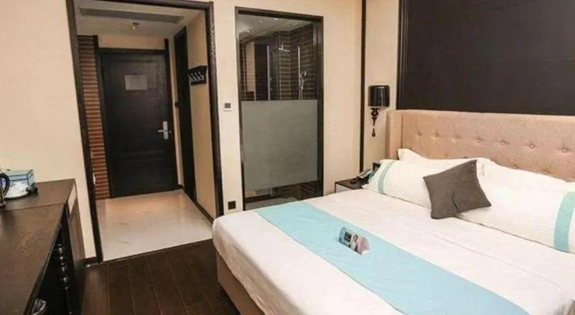 Bed in Xana Hotelle Binzhou Yangxin