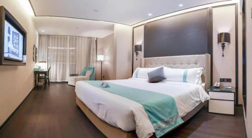 Bed in Xana Hotelle Rizhao Lanshan District Government