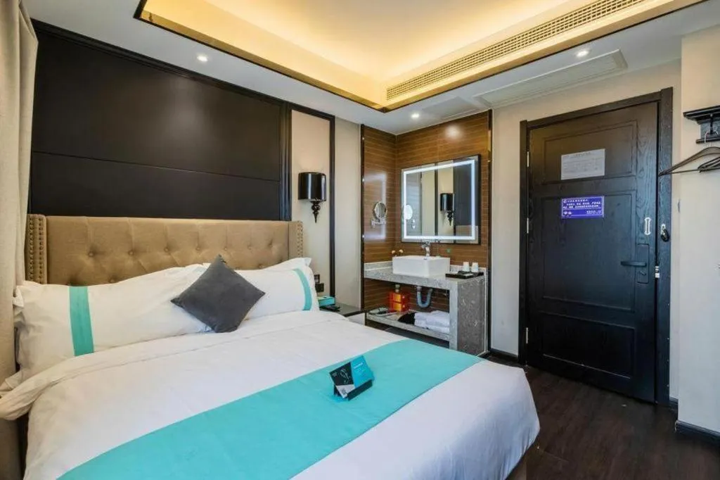 Bed in Xana Hotelle Rizhao Lanshan District Government