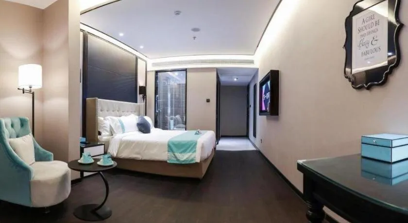 Bed in Xana Hotelle Rizhao Lanshan District Government