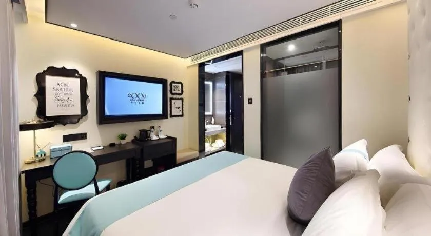 Bed in Xana Hotelle Shenzheng South Station Foxconn