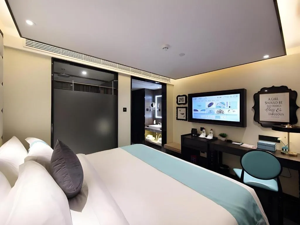 Bed in Xana Hotelle Shenzheng South Station Foxconn