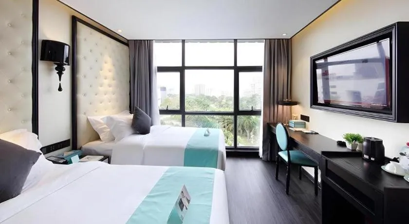 Bed in Xana Hotelle Shenzheng South Station Foxconn