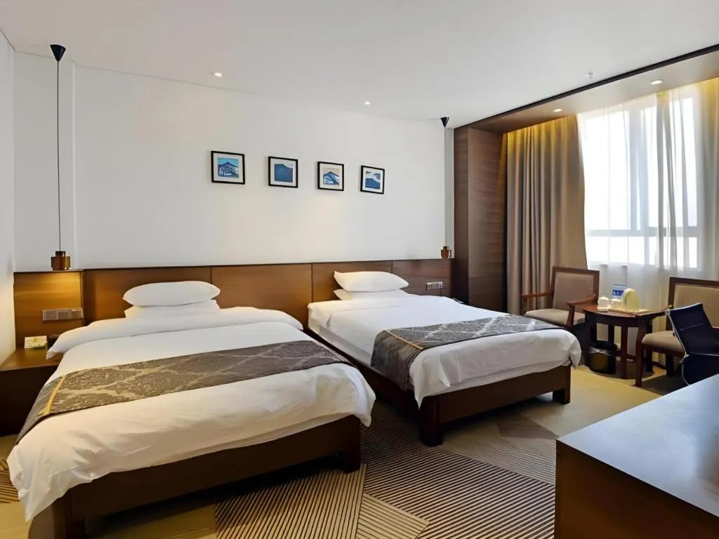 Bed in Jinjiang Inn Style Fuzhou Railway Station North Plaza