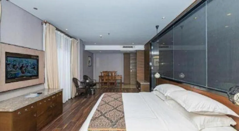 Bed in Jinjiang Inn Style Fuzhou Railway Station North Plaza