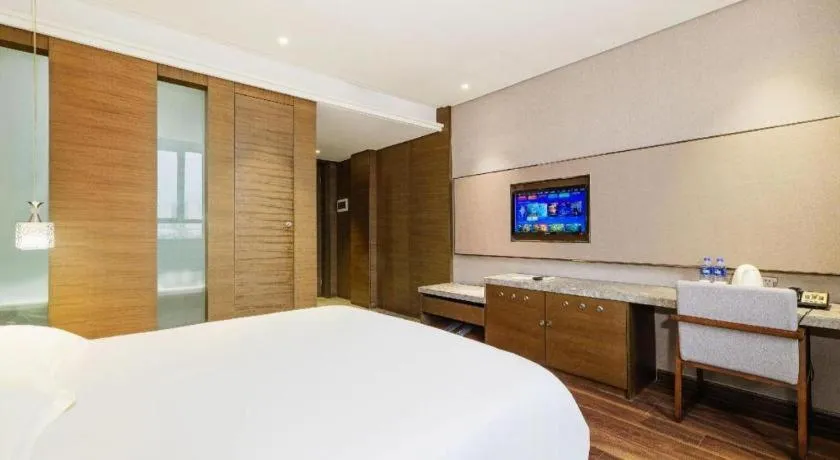 Bed in Jinjiang Inn Style Fuzhou Railway Station North Plaza