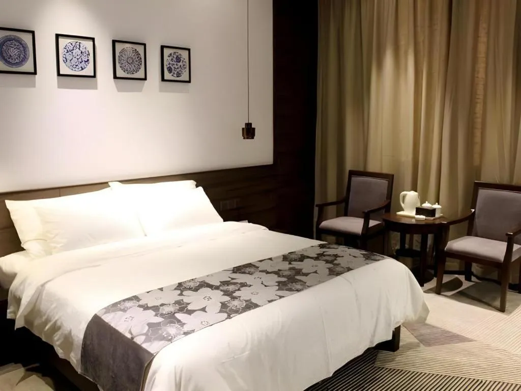 Bed in Jinjiang Inn Style Fuzhou Railway Station North Plaza