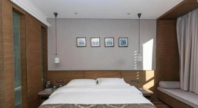 Bed in Jinjiang Inn Style Fuzhou Railway Station North Plaza