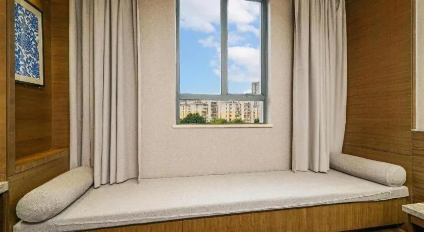 Bed in Jinjiang Inn Style Fuzhou Railway Station North Plaza