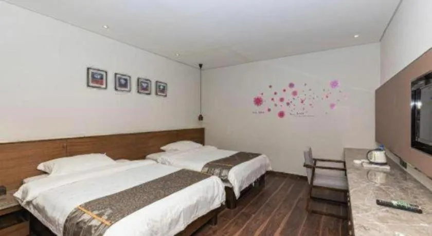 Bed in Jinjiang Inn Style Fuzhou Railway Station North Plaza