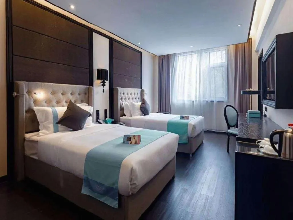 Bed in Xana Hotelle Xi'an Zhonglou Luoma