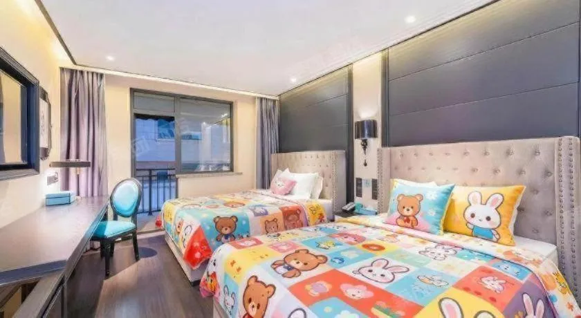 Bed in Xana Hotelle Xi'an Zhonglou Luoma