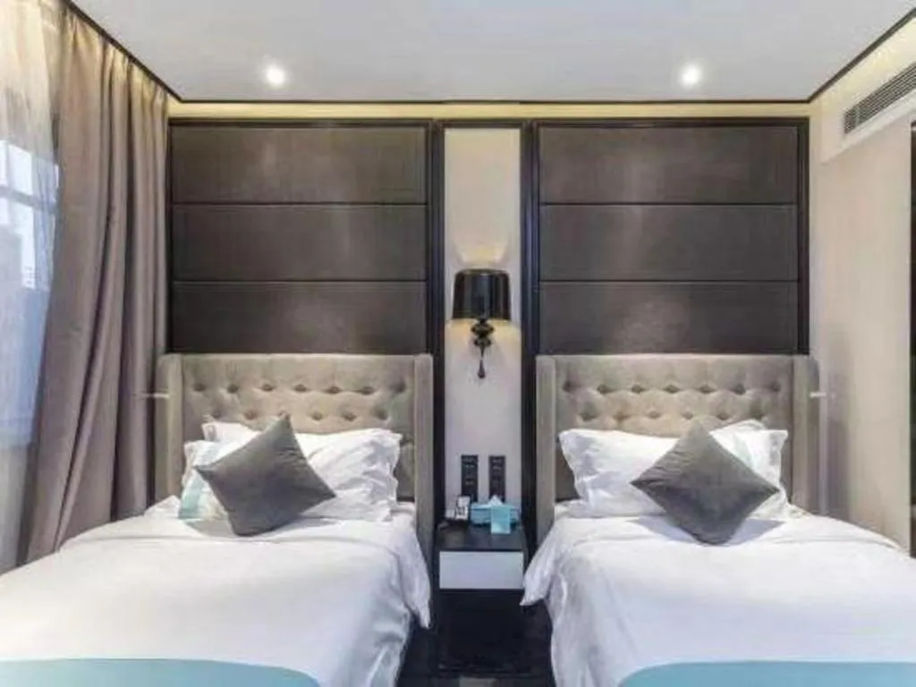 Bed in Xana Hotelle Xi'an Zhonglou Luoma