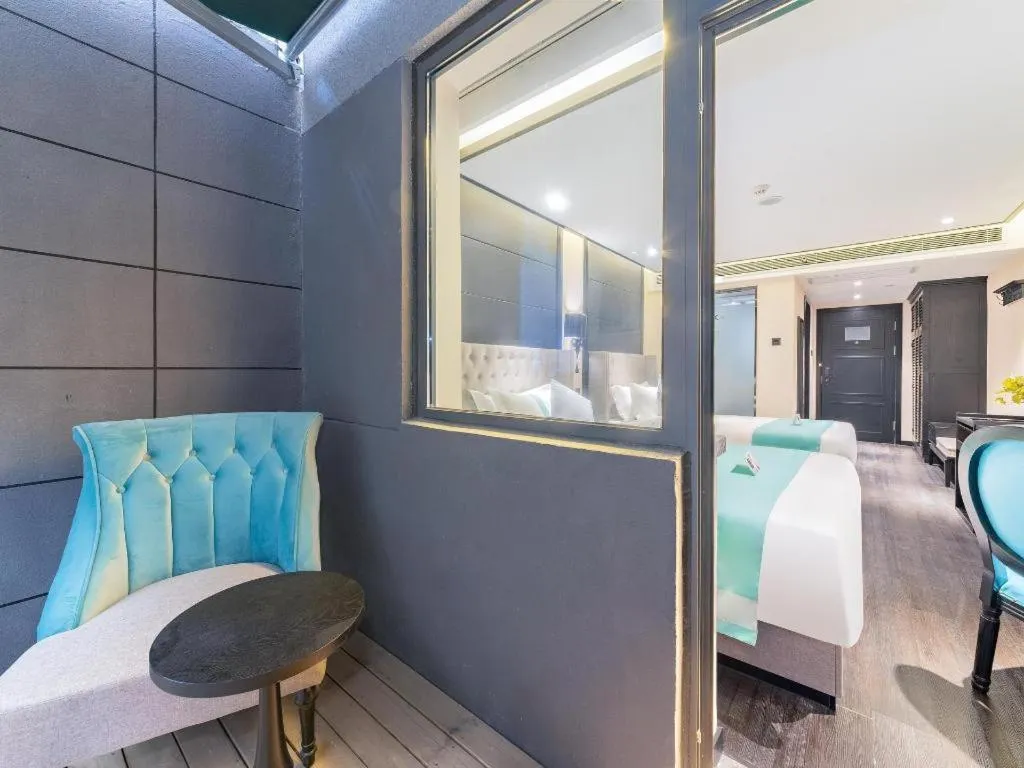 Bed in Xana Hotelle Xi'an Zhonglou Luoma