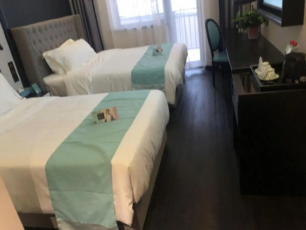 Bed in Xana Hotelle Xi'an Zhonglou Luoma