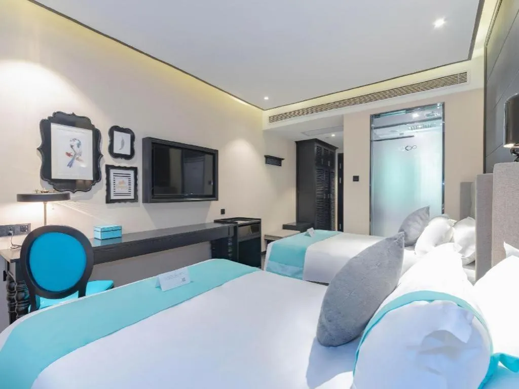 Bed in Xana Hotelle Xi'an Zhonglou Luoma