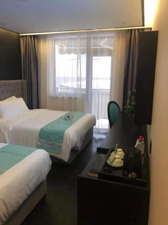 Bed in Xana Hotelle Xi'an Zhonglou Luoma