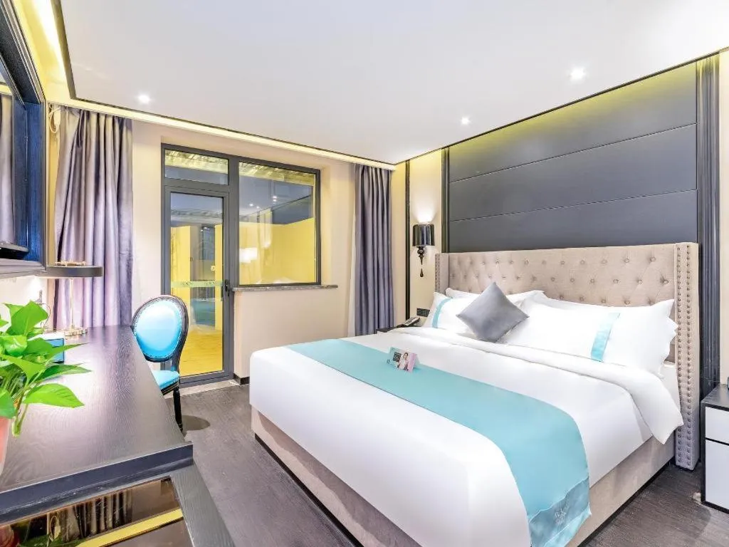 Bed in Xana Hotelle Xi'an Zhonglou Luoma