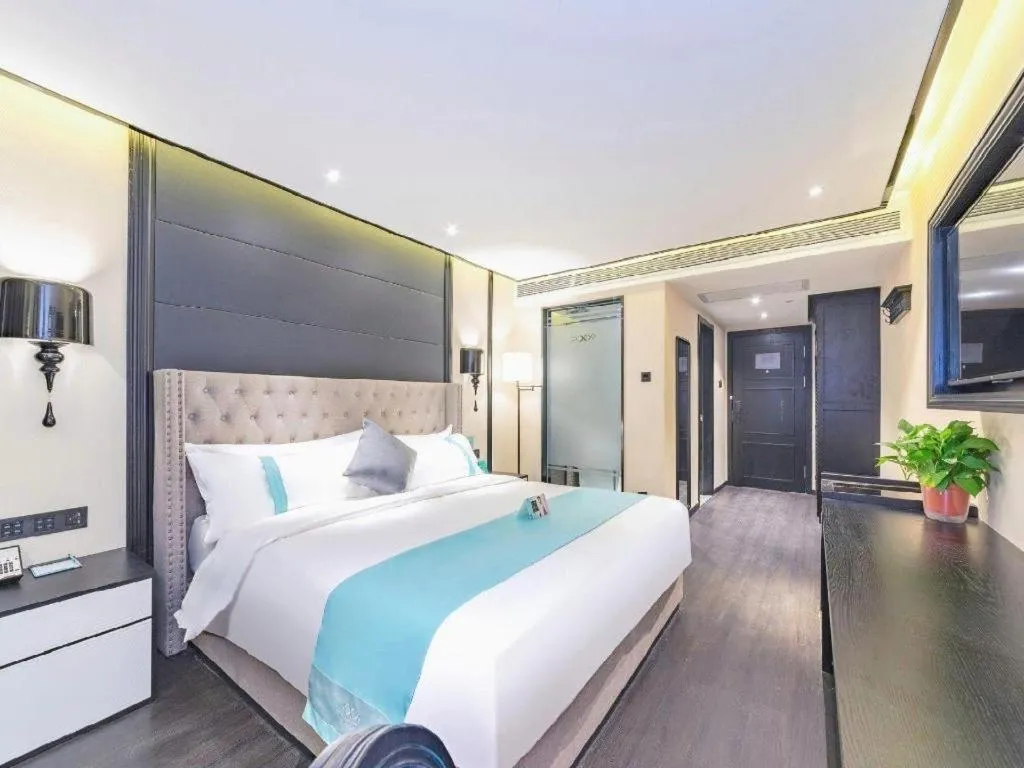 Bed in Xana Hotelle Xi'an Zhonglou Luoma