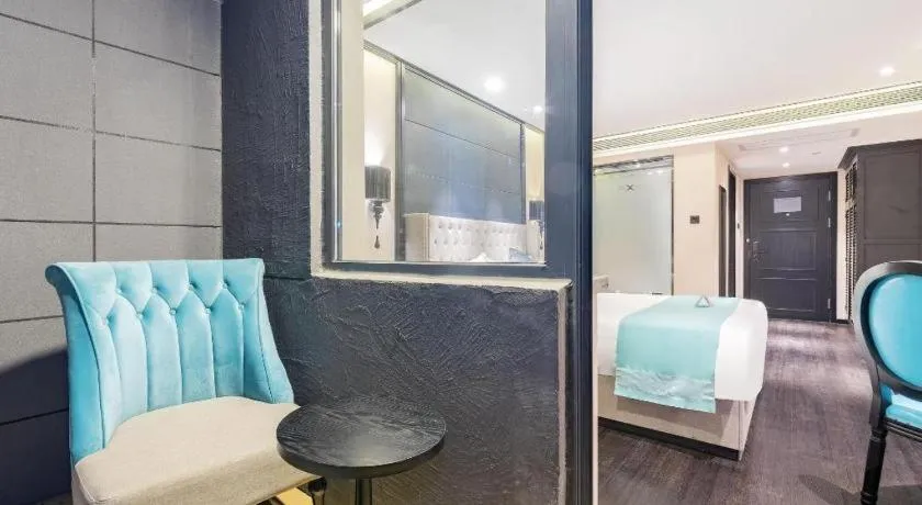 Bed in Xana Hotelle Xi'an Zhonglou Luoma