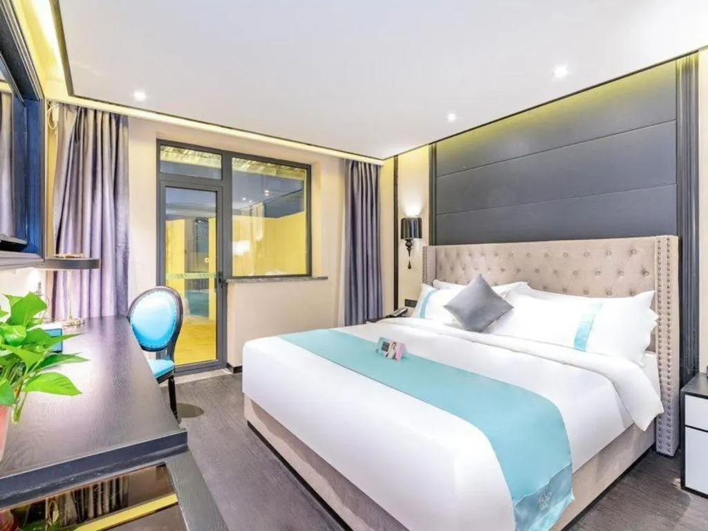 Bed in Xana Hotelle Xi'an Zhonglou Luoma