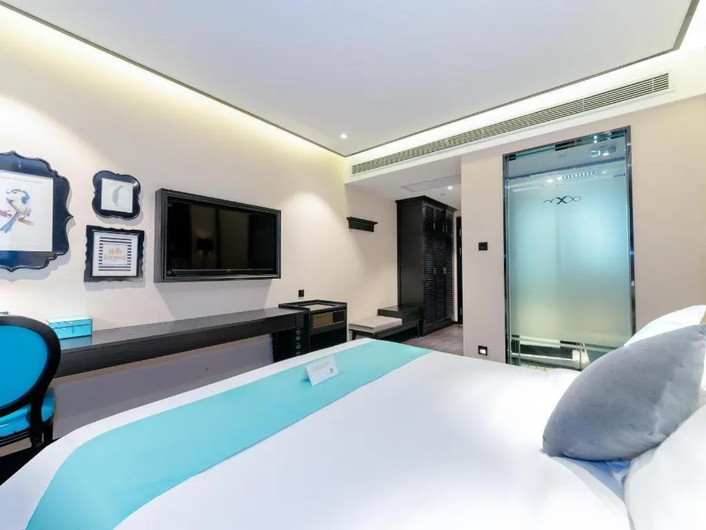 Bed in Xana Hotelle Xi'an Zhonglou Luoma