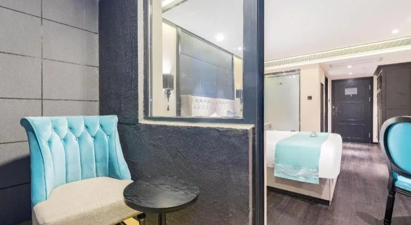 Bed in Xana Hotelle Xi'an Zhonglou Luoma