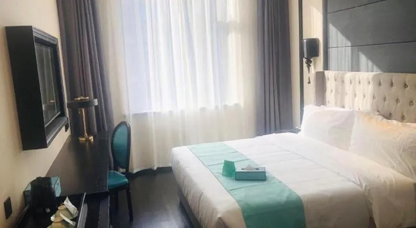 Bed in Xana Hotelle Xi'an Zhonglou Luoma