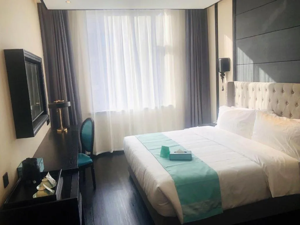 Bed in Xana Hotelle Xi'an Zhonglou Luoma