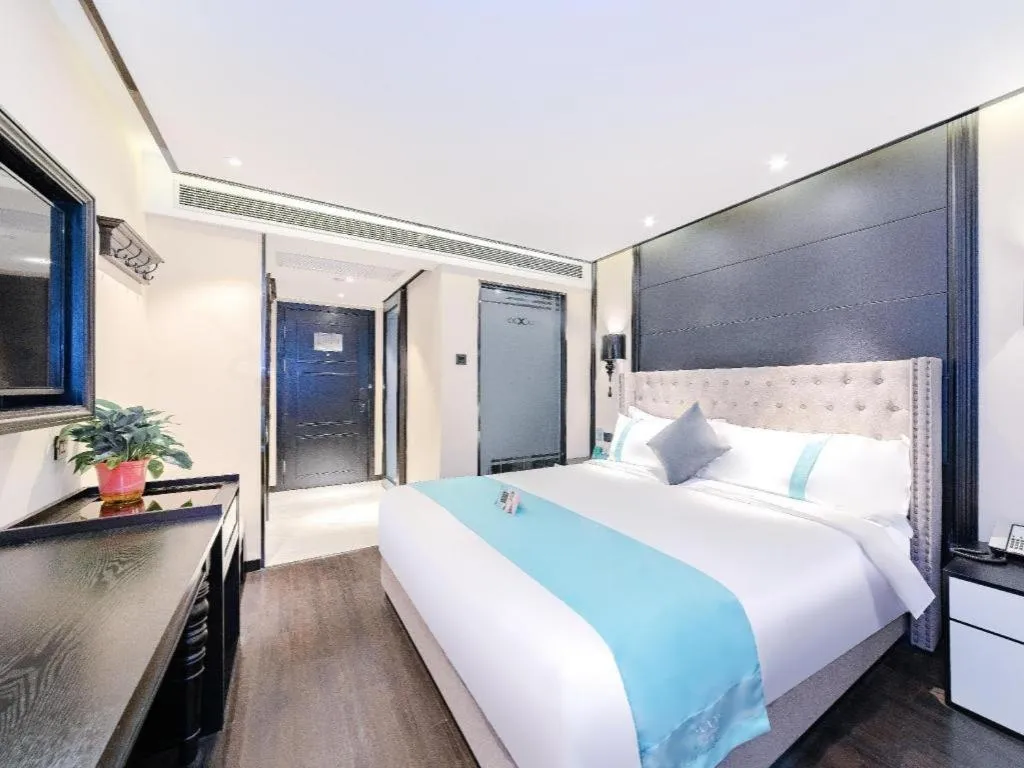 Bed in Xana Hotelle Xi'an Zhonglou Luoma