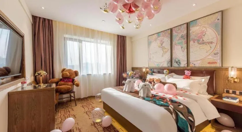 Bed in James Joyce Coffetel Beijing Yizhuang Development Zone Chicheng Times Square