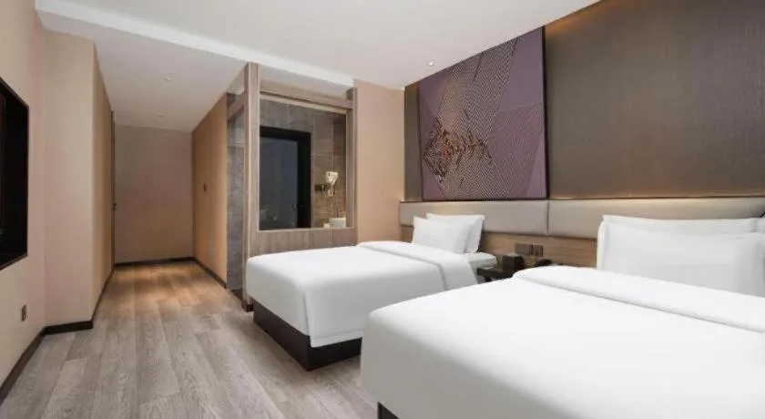 Bed in IU Hotel Xianning Railway Station