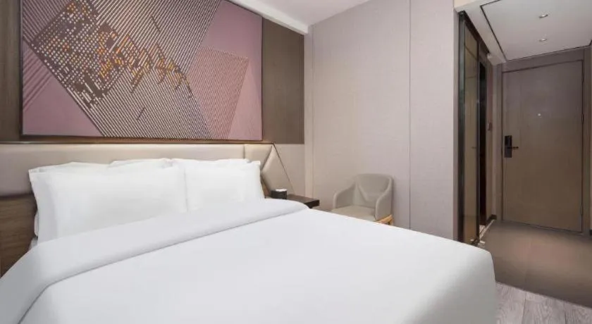 Bed in IU Hotel Xianning Railway Station