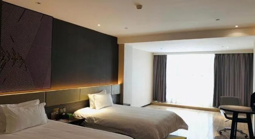 Bed in IU Hotel Lanzhou New District Airport Ruiling International
