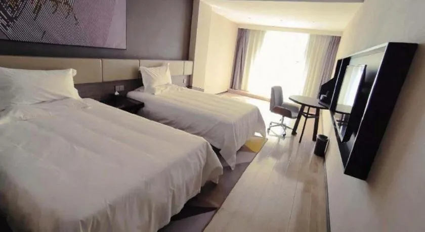 Bed in IU Hotel Lanzhou New District Airport Ruiling International