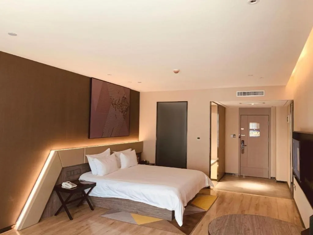 Bed in IU Hotel Lanzhou New District Airport Ruiling International