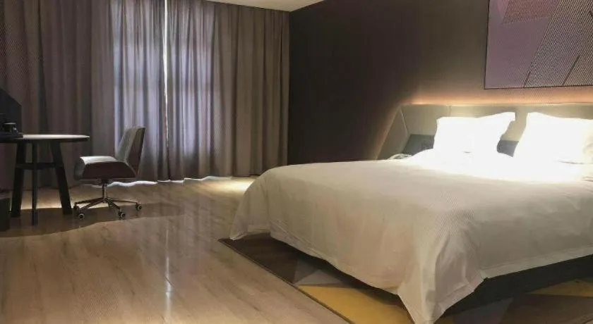 Bed in IU Hotel Lanzhou New District Airport Ruiling International