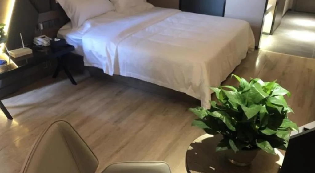 Bed in IU Hotel Lanzhou New District Airport Ruiling International