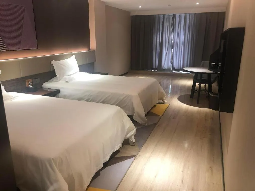 Bed in IU Hotel Lanzhou New District Airport Ruiling International