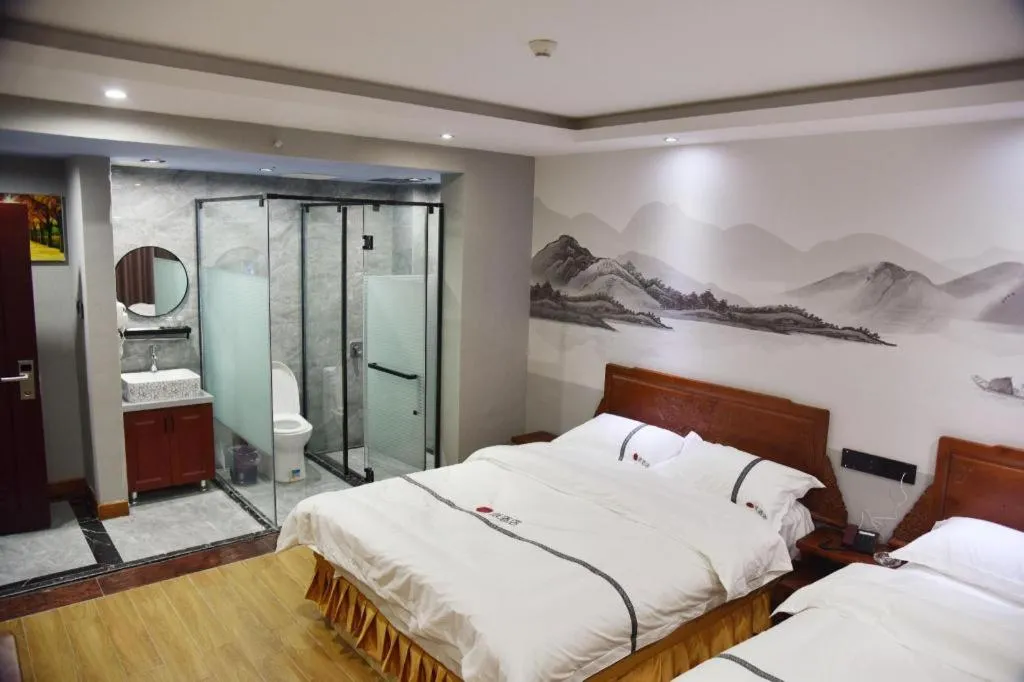 Bed in Pai Hotel Huai'an Lianshui Huaipu Bei Road