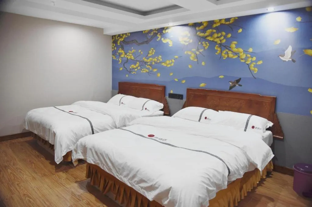 Bed in Pai Hotel Huai'an Lianshui Huaipu Bei Road