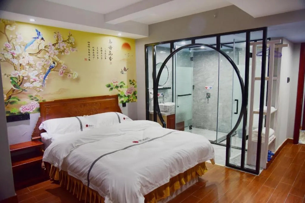 Bed in Pai Hotel Huai'an Lianshui Huaipu Bei Road