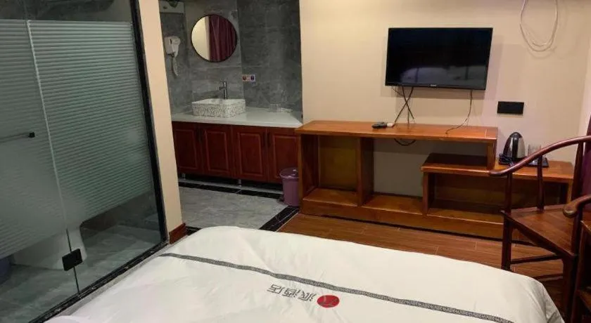 Bed in Pai Hotel Huai'an Lianshui Huaipu Bei Road