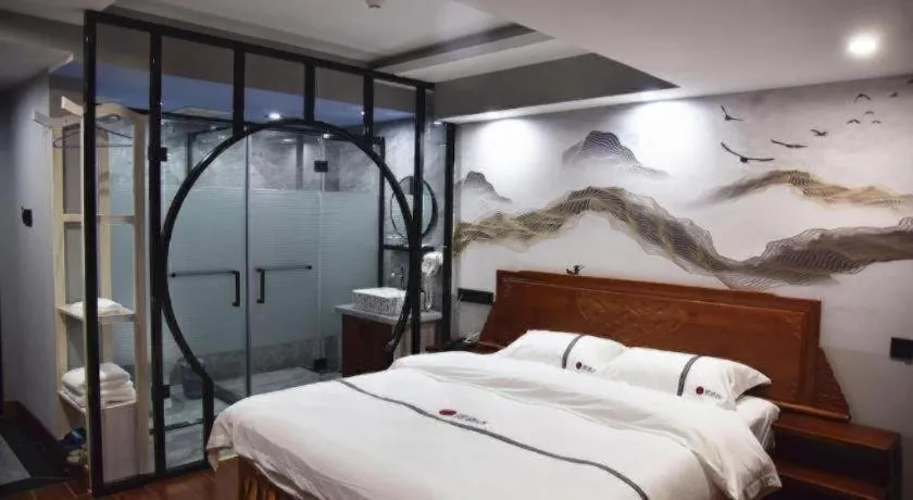 Bed in Pai Hotel Huai'an Lianshui Huaipu Bei Road