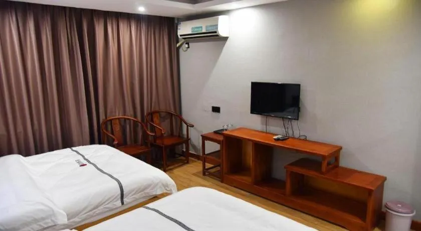 Bed in Pai Hotel Huai'an Lianshui Huaipu Bei Road