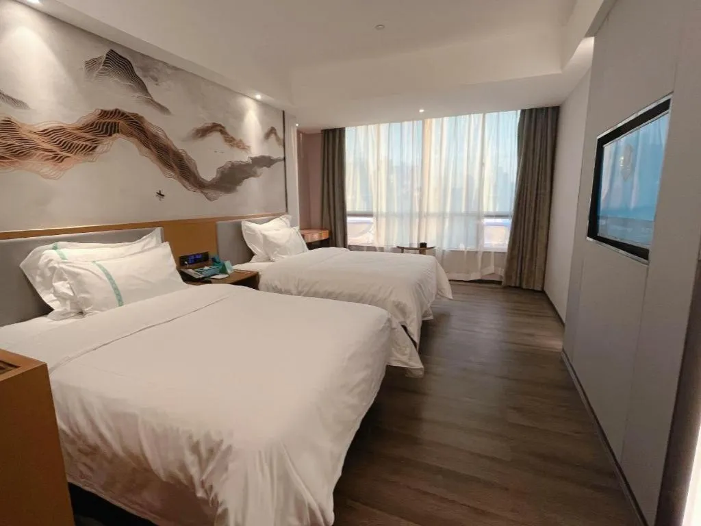 Bed in Xana Lite Huizhou Railway Station