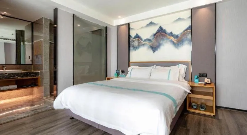 Bed in Xana Lite Huizhou Railway Station